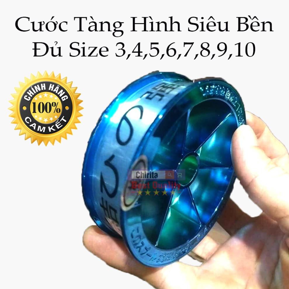 Dây Cước Câu Cá Siêu Bền Sunline 100m - Cước Câu Cá Tàng Hình ĐỦ SIZE CHỌN - SF100