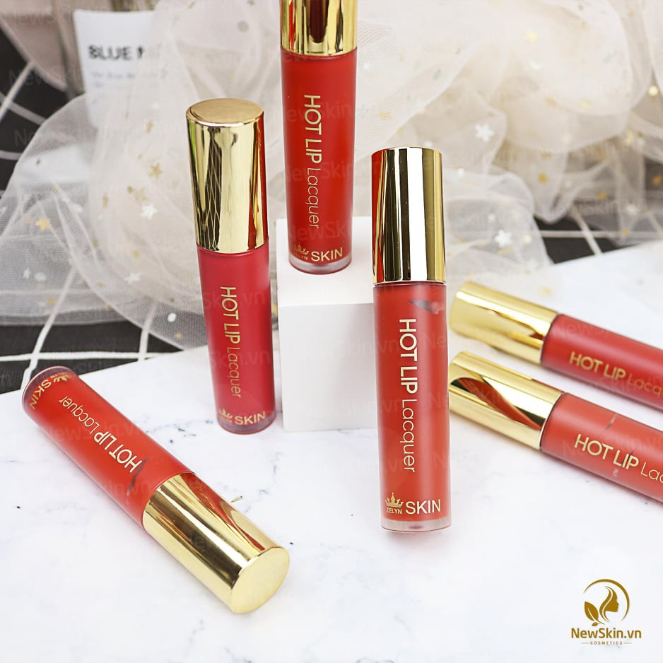 Son Kem Lì Hot Lip Lacquer Zelyn Skin