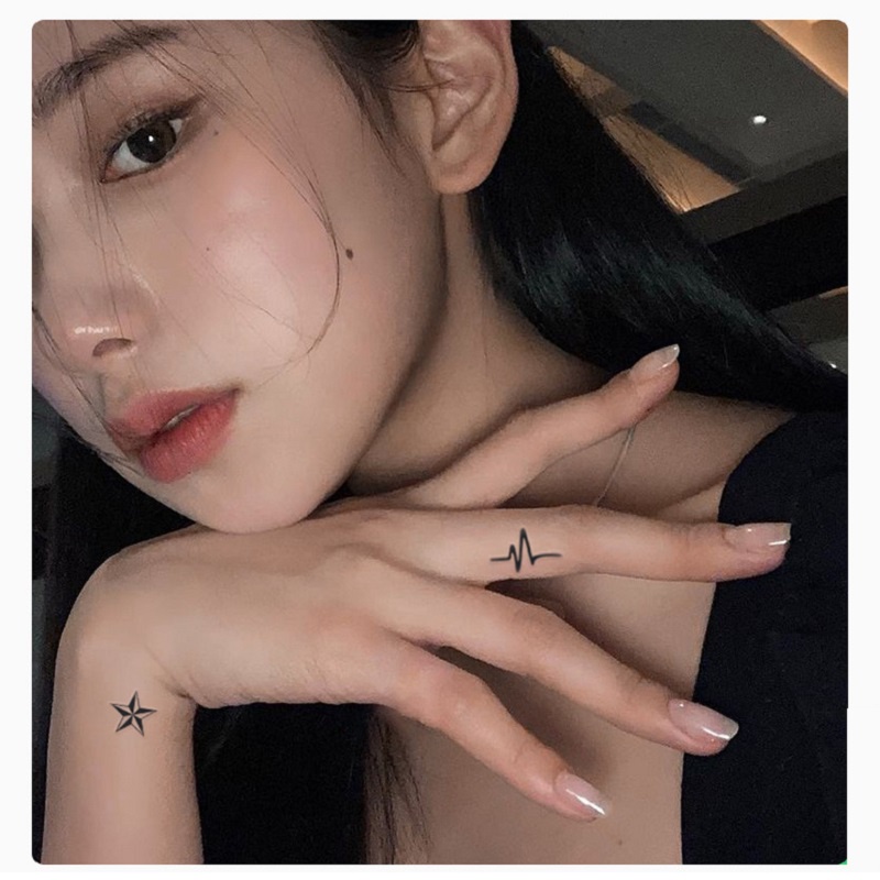Bộ 32 hình xăm mini dán tạm thời unisex chống thấm nước có thể kéo dài đến 15 ngày JIAMIN Magic Tattoo