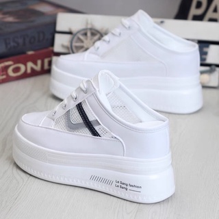 (Order)Giày sục thể thao độn đế 9cm ⚡️ANDUSTORE⚡️ [Kèm video, ảnh thật]sẵn 37 đỏ