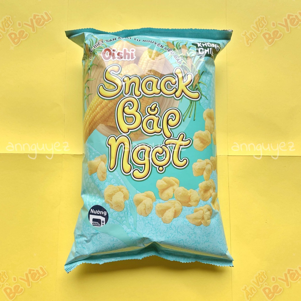 Bim bim Oishi snack bắp ngọt 68g Siêu to khổng lồ