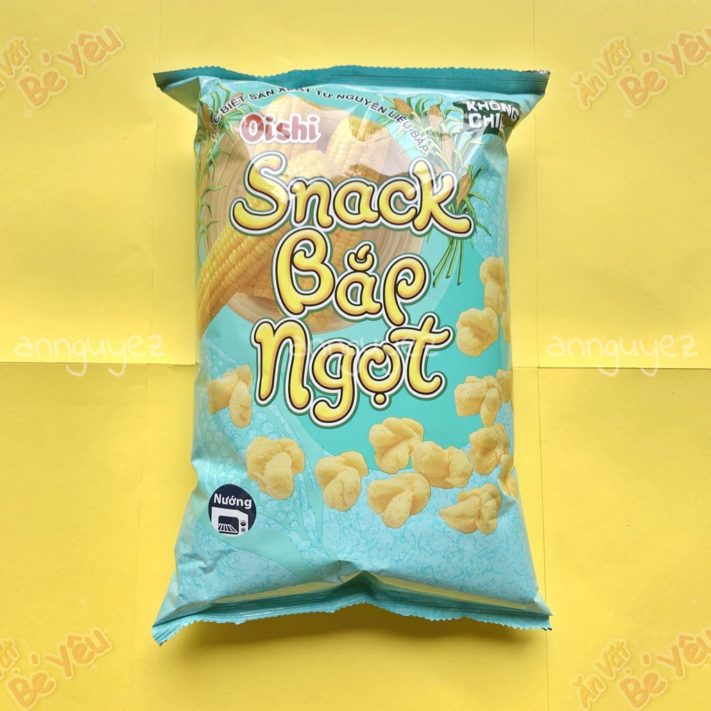 Bim bim Oishi snack bắp ngọt 75g Siêu to khổng lồ