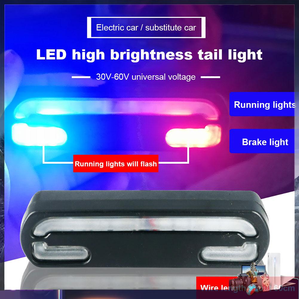 Đèn LED Đuôi Xe Đạp Chống Nước 36V-60V