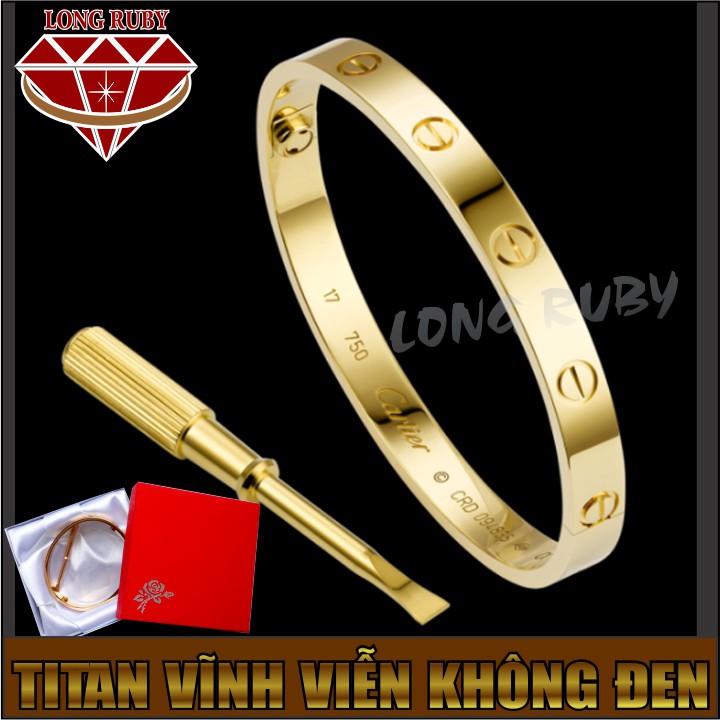 Vòng tay cao cấp Titan Catier tình yêu vĩnh cửu