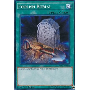 Thẻ bài: Foolish Burial – SR02-EN029 – Common 1st Edition