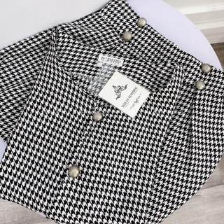 SET DẠ KẺ MIX QUẦN GIẢ VÁY