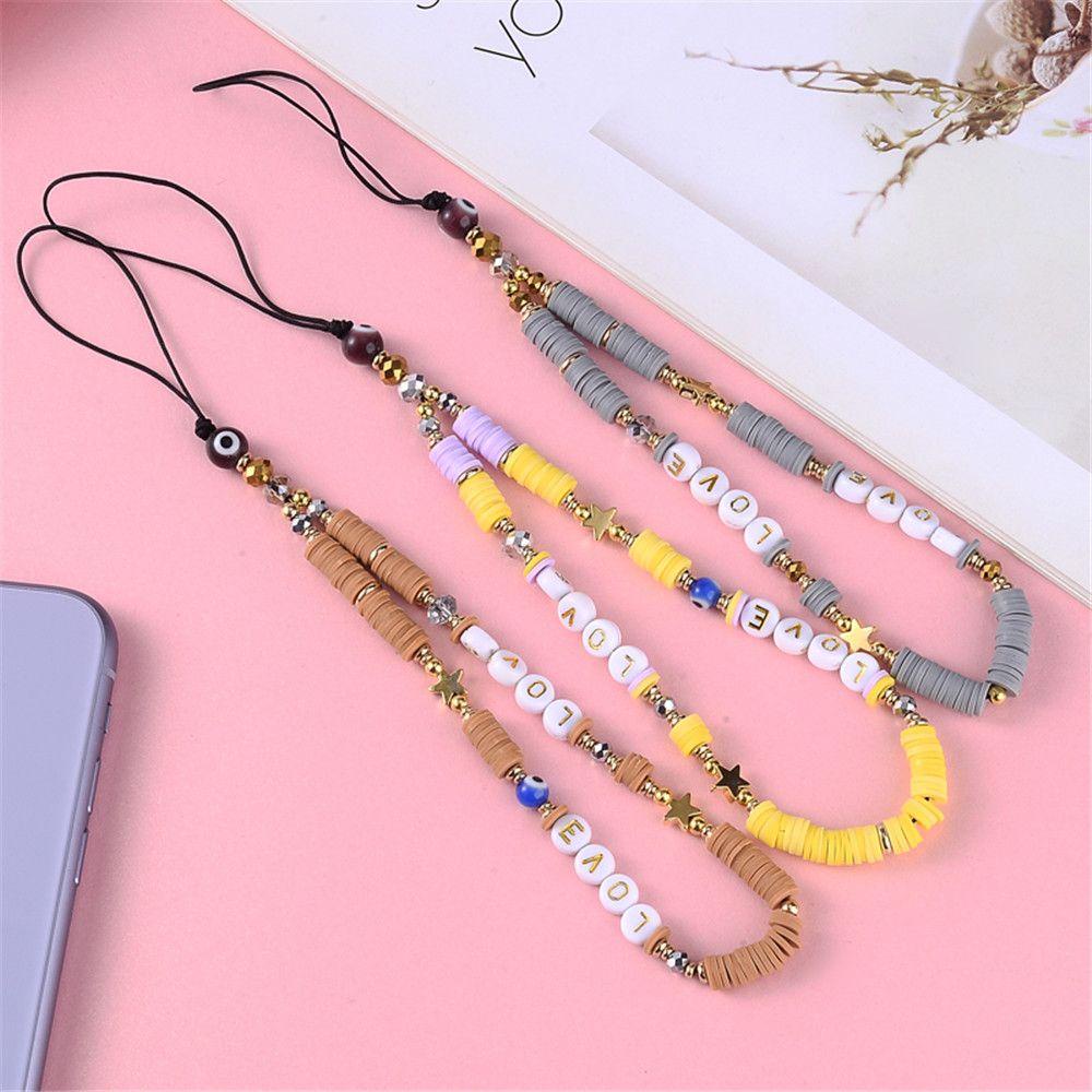 MAG Dây Đeo Điện Thoại In Chữ DIY Cho Nữ
