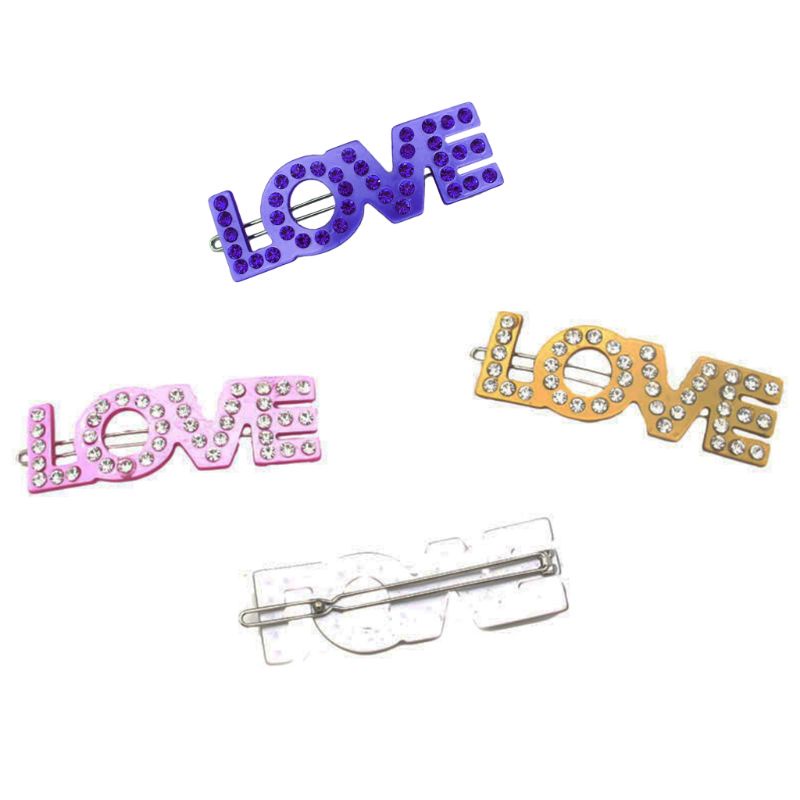 Kẹp Tóc Đính Đá Màu Sắc Ngọt Ngào Phong Cách Nhật Bản Cho Nữ