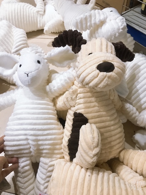 Gấu bông cừu trắng organic