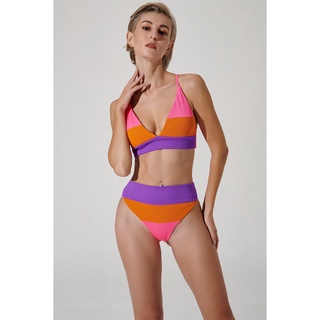 Olaben áo bikini phối màu sunsett bra