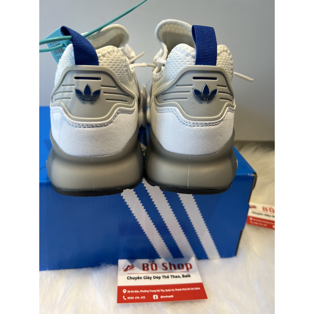 GIÀY THỂ THAO NAM NỮ ADIDAS ZX 2K BOOST WHITE CREAM BROWN NAVY