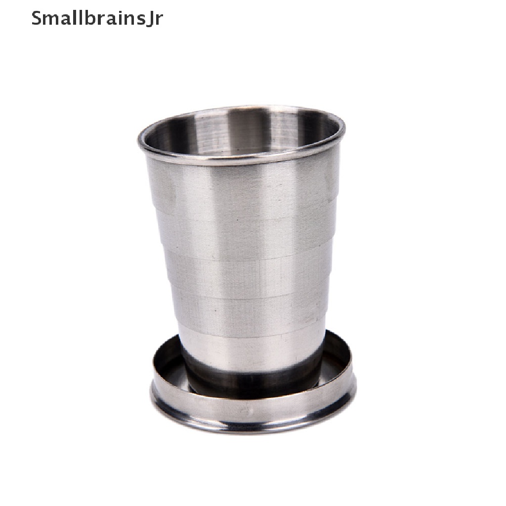 Cốc Mini Bằng Thép Không Gỉ Có Thể Gấp Gọn Tiện Dụng Mang Theo Du Lịch