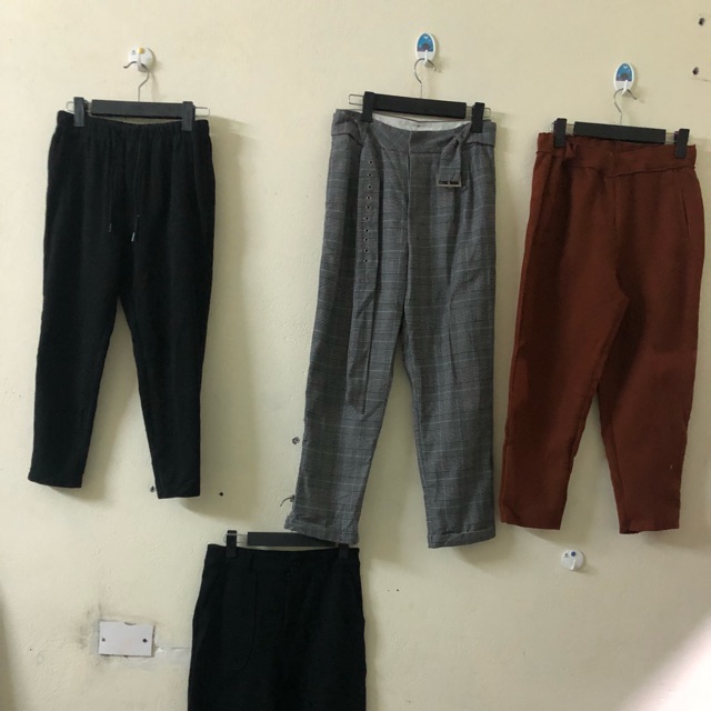 Quần baggy dạ