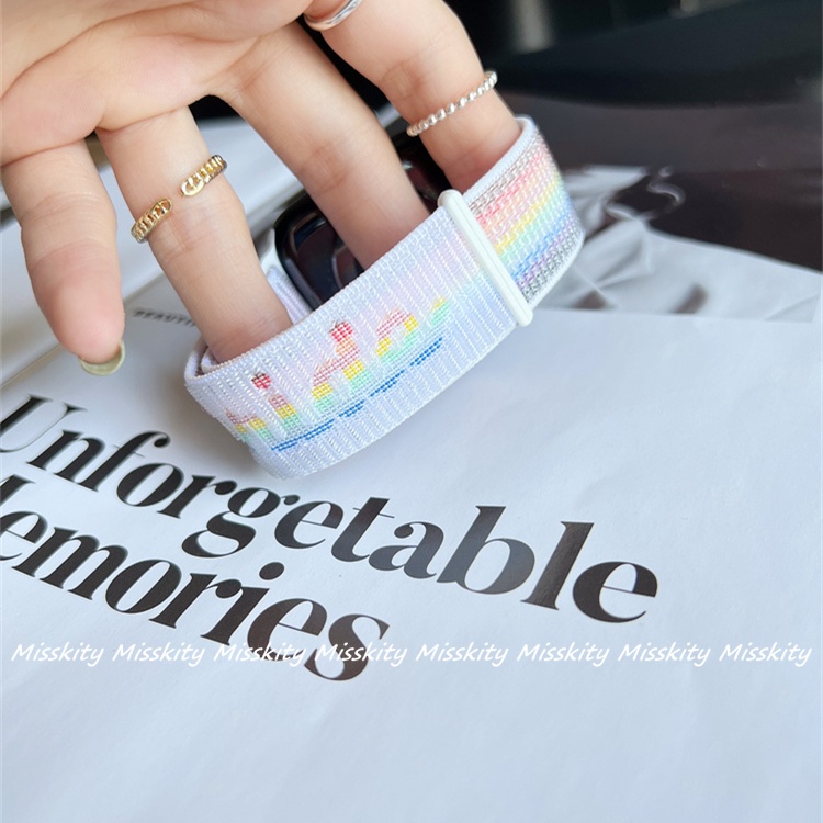 Dây Đeo Nylon Thể Thao Cho Đồng Hồ AP Watch Seri 7 6 5 4 3 2 1 SE 45mm 41mm 44mm 41mm 44mm 40mm 42mm 38mm