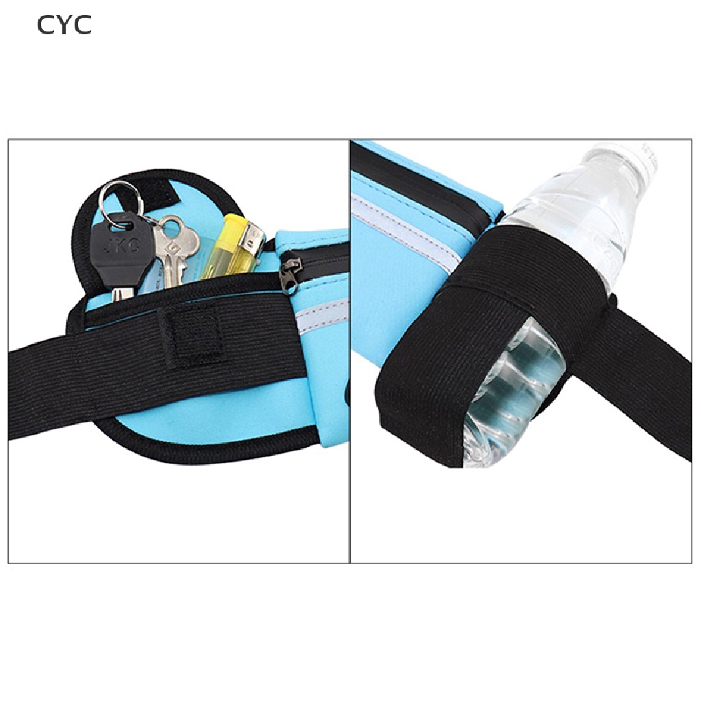 CYC Outdoor Men Women Waist Pouch Packs Bags Sport Running Hiking Travel Belt Bag CY