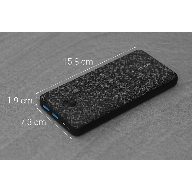 Pin sạc dự phòng Polymer 20.000 mAh Type C Anker PowerCore Metro Essential A1268 - Hàng qua sử dụng