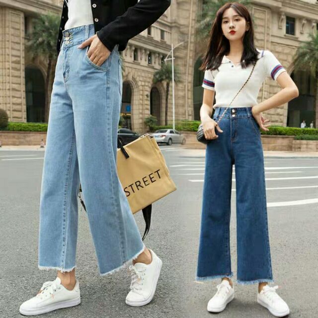 Quần Bò Ống Loe QCCC