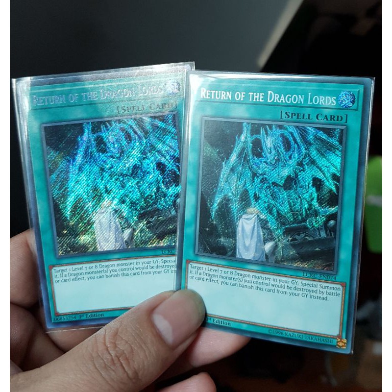 Lá bài Return of the Dragon Lords - LCKC-EN074 - Secret Rare 1st Edition