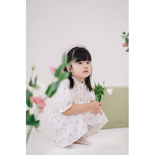 [Mã BMLT35 giảm đến 35K đơn 99K] Váy FLEUR hoa nhí thiết kế cho bé gái P'ti chou
