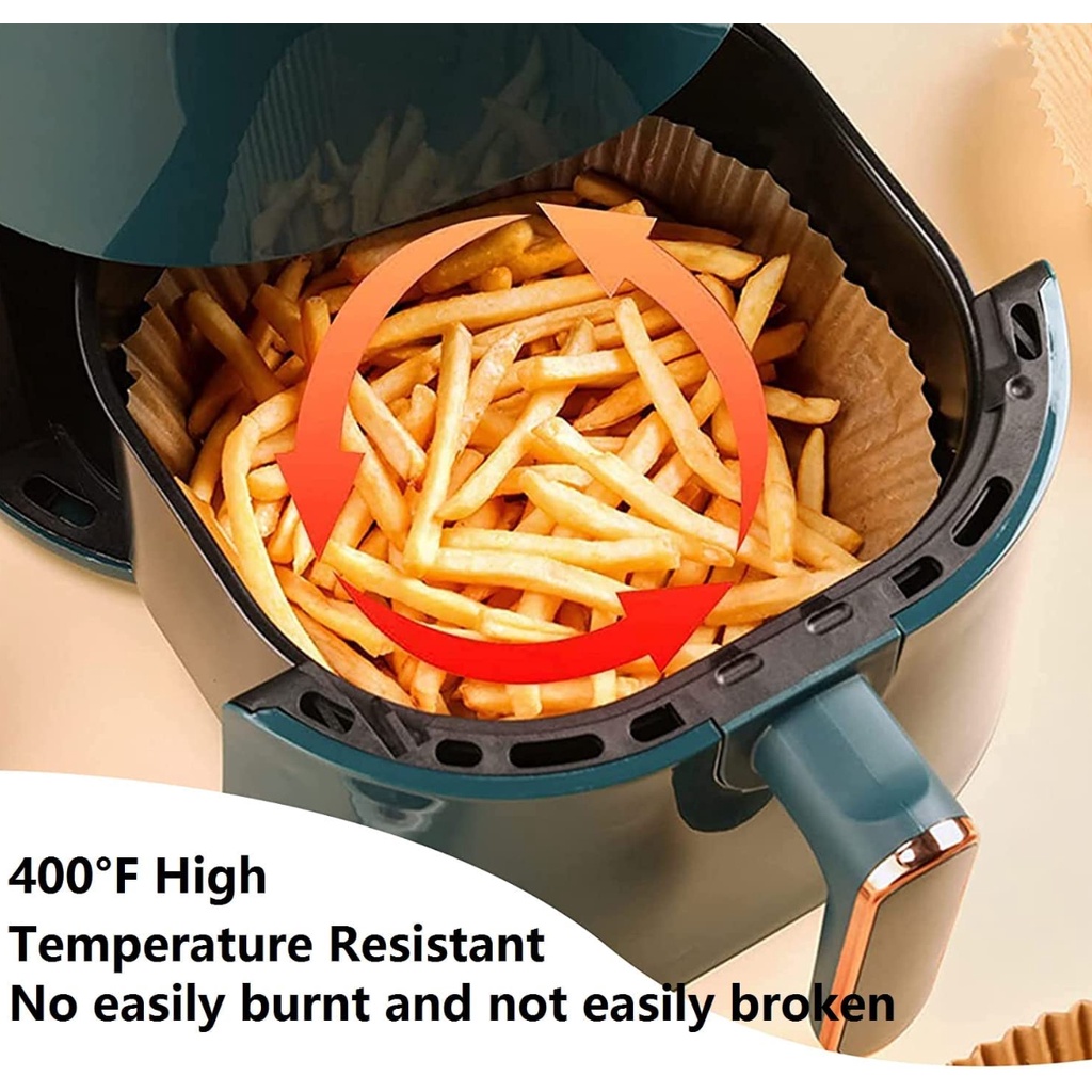 Set 100 Giấy Lót Nướng Bánh Hình Tròn Chống Dính Dầu Dùng Một Lần