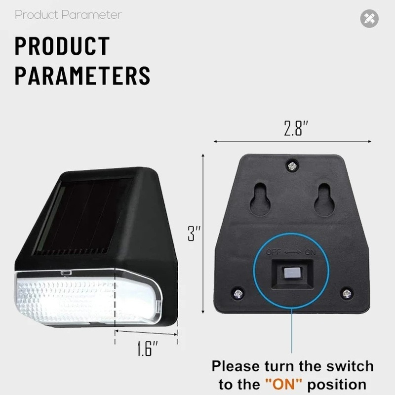 Đèn LED Năng Lượng Mặt Trời Trang Trí Lối Đi Sân Vườn Ngoài Trời Chống Thấm Nước