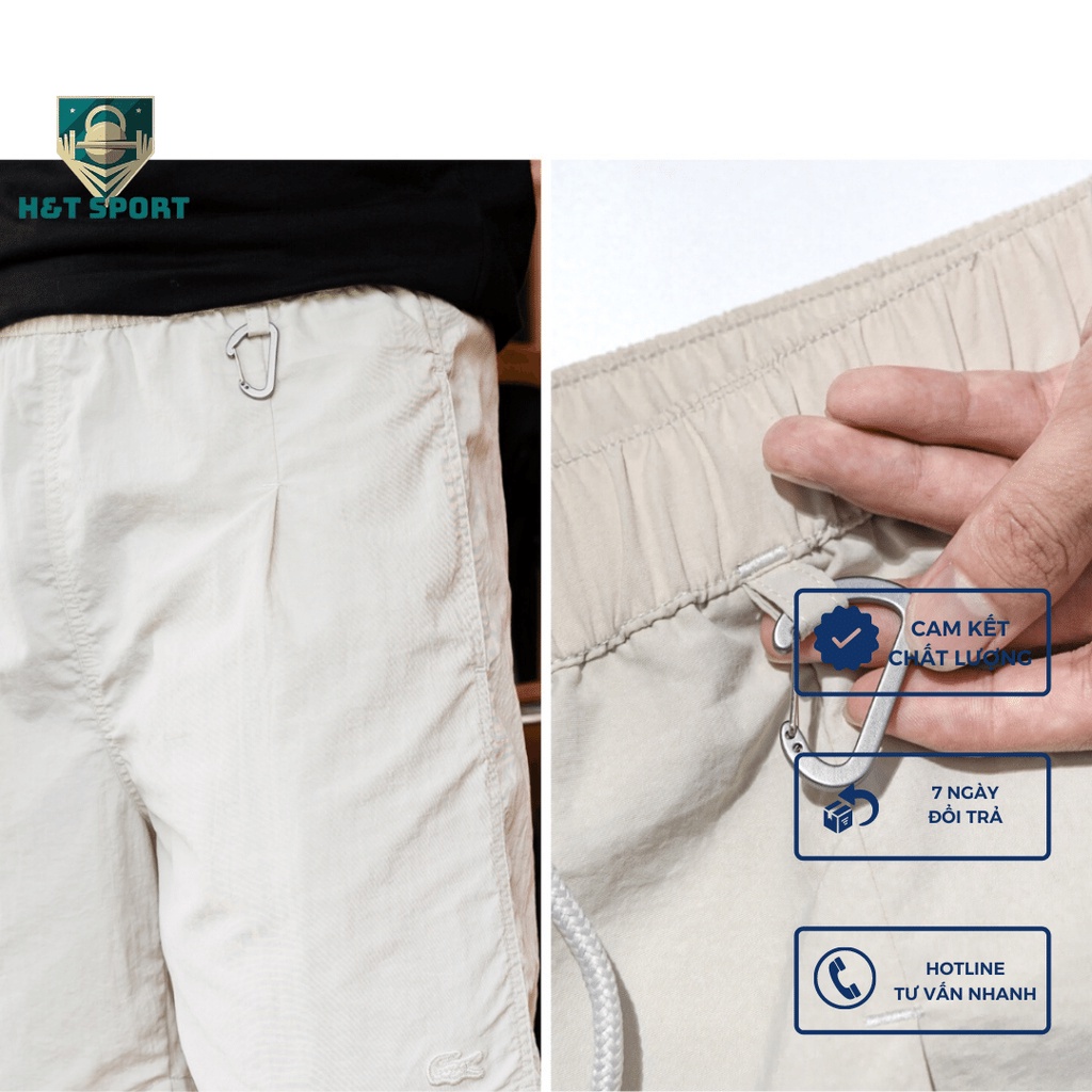 Quần Short Nam, Quần short Lacoste Co Dãn, Đồ Thể Thao Cao Cấp Htsport