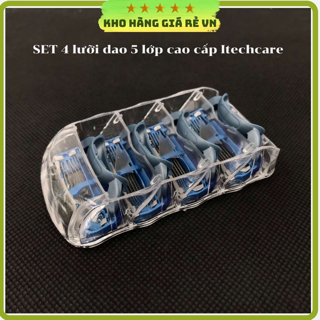 Dao cạo râu cao cấp 5 lưỡi Itechcare nhập khẩu