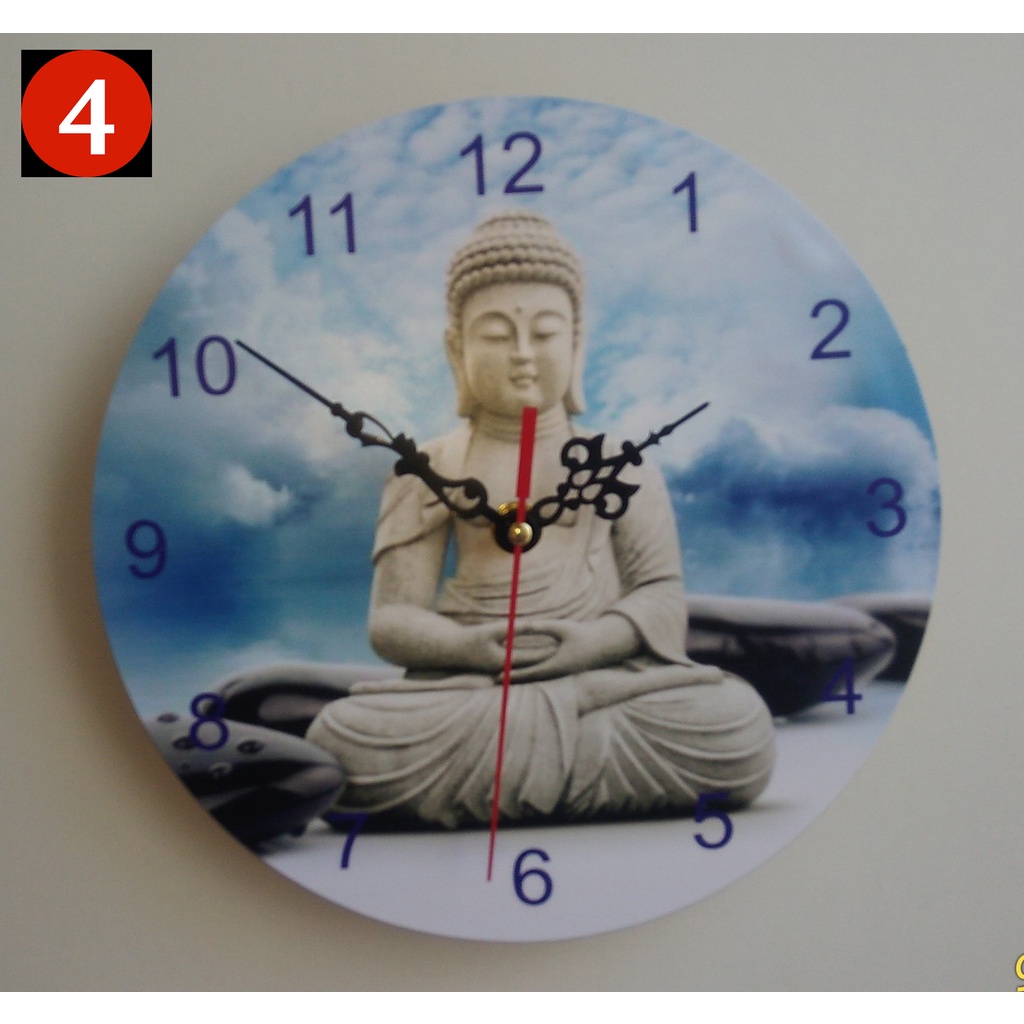 Đồng hồ treo tường hình phật