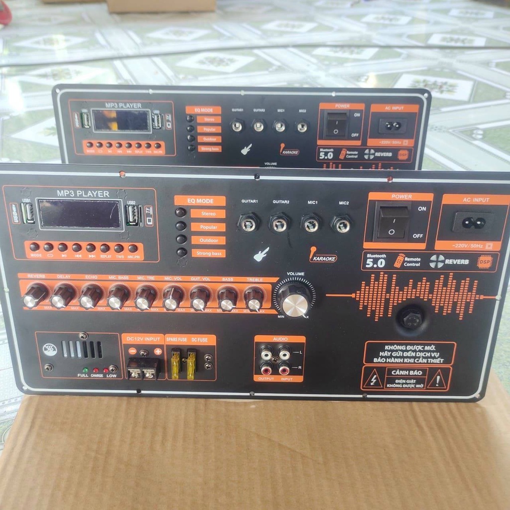 Mạch Công Suất Loa Kéo Eco Reverb Blutooth Đánh Tốt 4 Tất 5 Tất Đôi Đơn Kèm Video Thật - Siêu Linh Kiện M _ L