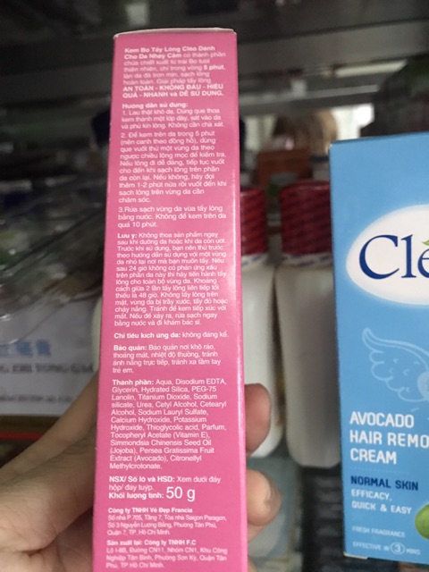 Kem tẩy lông CLEO Nách , Tay ,Chân Avocado 50g | BigBuy360 - bigbuy360.vn
