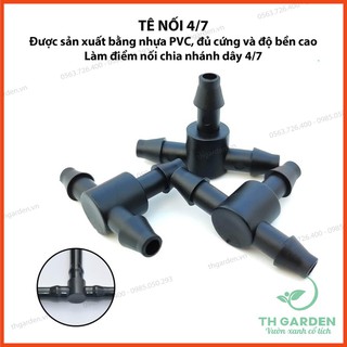 Set 10 Đầu T Nối Chia 3 Dùng Cho Hệ Thống Tưới Nhỏ Giọt 6mm