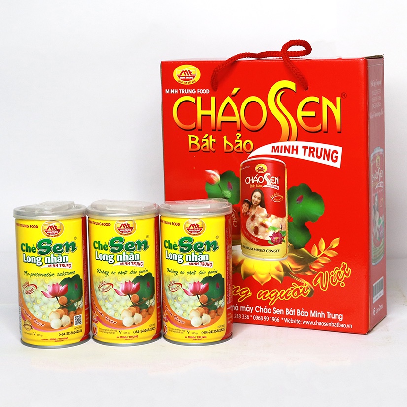 Chè sen long nhãn Minh Trung combo 6 lon - CHESENLONGNHAN 6