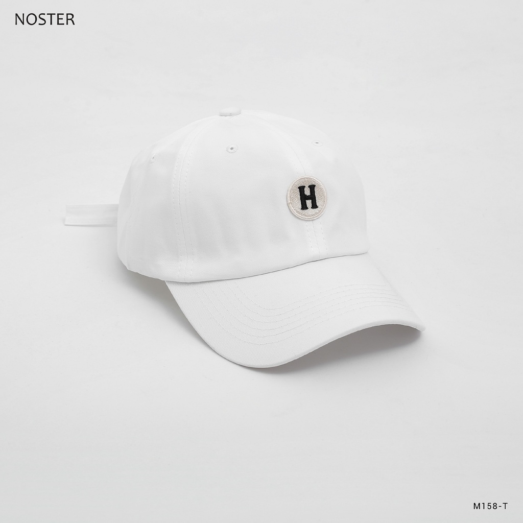 Mũ lưỡi chai, mũ cáp, hoạ tiết chữ H, phom mũ đẹp - NOSTER M158