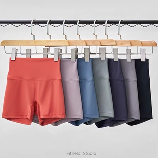 Quần Short Tập Yoga Nữ Fitness Studio Poly02-Q1, Chất Vải Thun Poly Thun Mịn Mát Co Giãn Tốt, Quần Tập Lululemon có sẵn