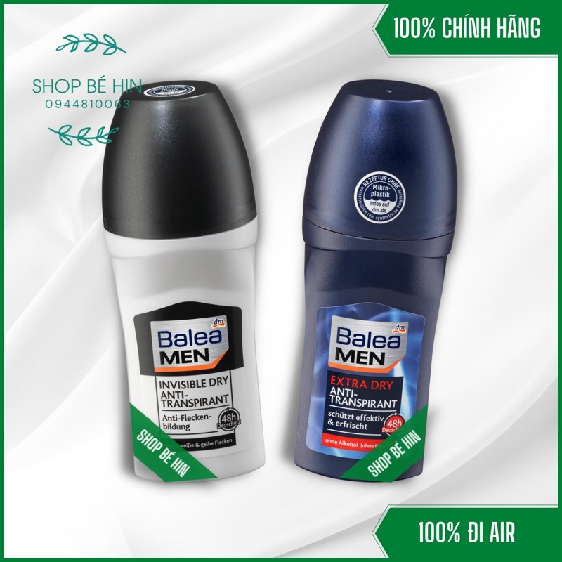 Lăn nách khử mùi cho nam Balea Men, 50ml, Hàng Đức chính hãng