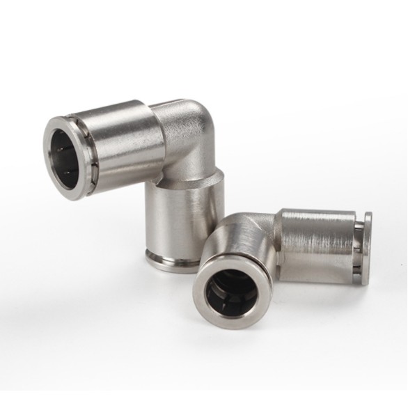 Đầu nối nhanh khí nén INOX304 PV (GÓC)