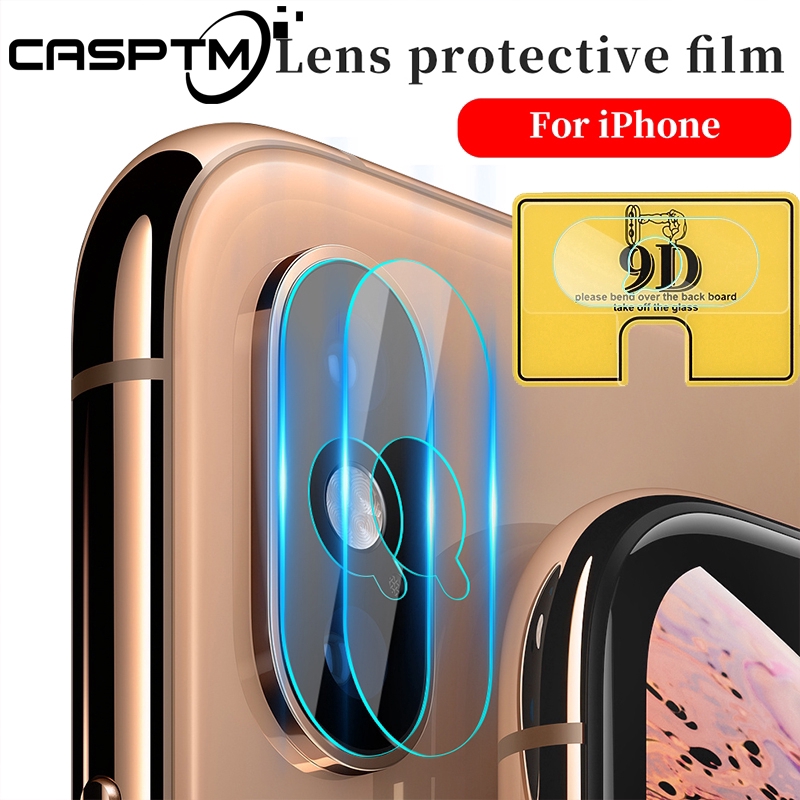 Kính cường lực bảo vệ camera sau điện thoại 9D chống trầy xước dành cho IPHONE X XR XS MAX 7 8 PLUS