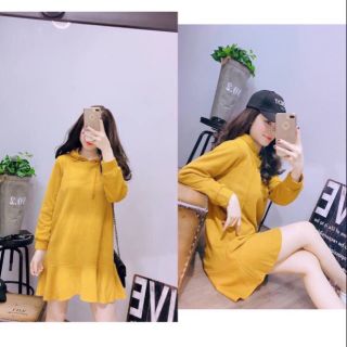 Đầm nỉ đuôi cá