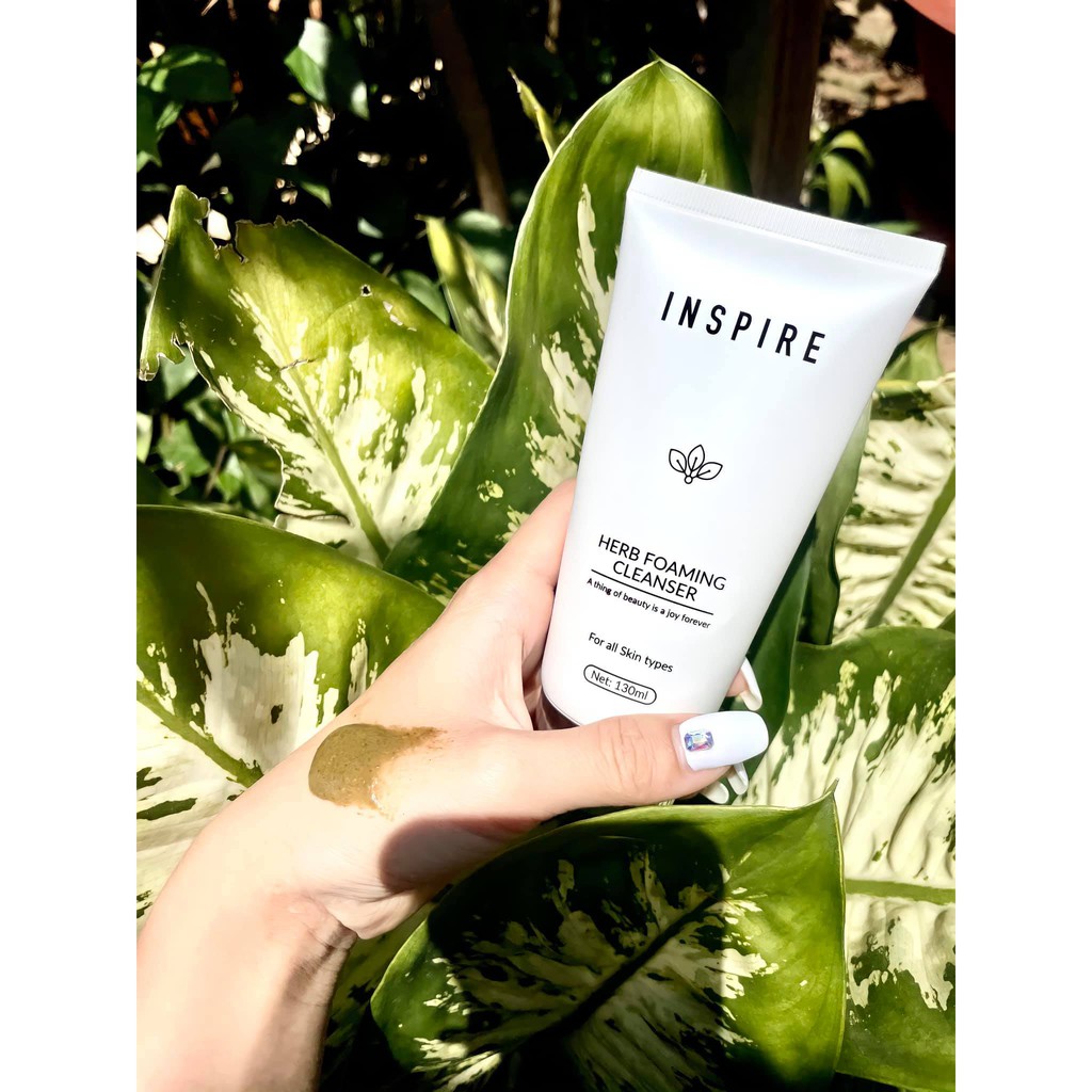 Sửa Rửa Mặt Thảo Dược INSPIRE Herb Foaming Cleanser 130ml