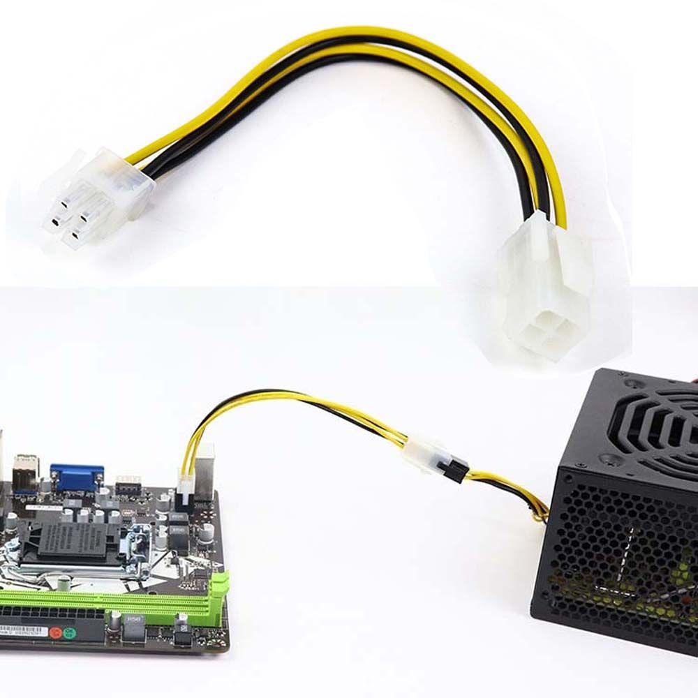 Dây Cáp Nối Dài Nguồn AUGUSTINA 20cm Chuyển Đổi 4 Pin Male Sang Female 4Pin Female Cho PC