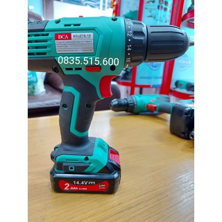 Máy khoan vặn vít dùng pin 14.4v dca adjz18-10em máy khoan siết vít dca máy bắt vít total