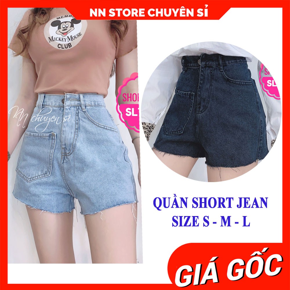 Quần short jean nữ  Quần đùi nữ chất jean cao cấp thêu hoa thêu chữ in hoạt hình dễ thương SLT short jean tổng hợp