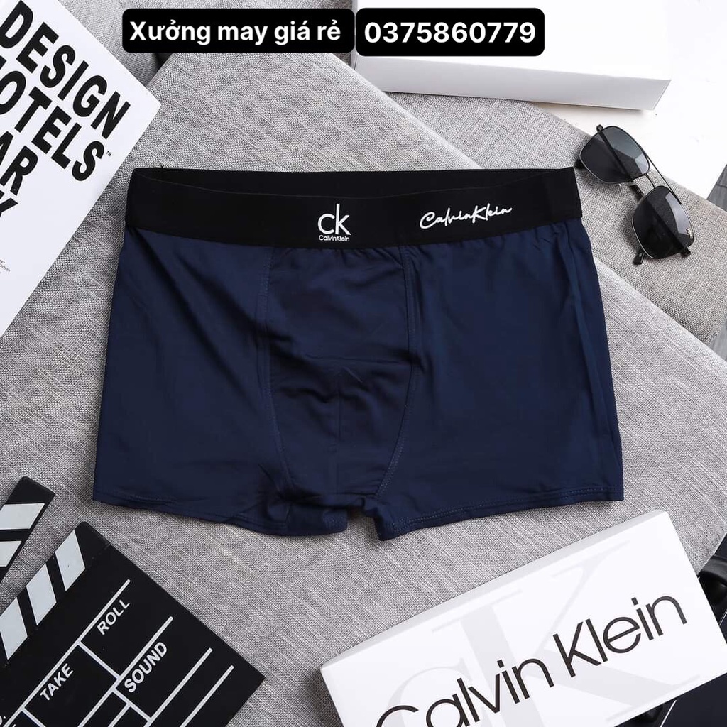 Quần sịp nam thun lạnh cao cấp, quần lót nam kiểu dáng boxer, sịp đùi thoáng mát