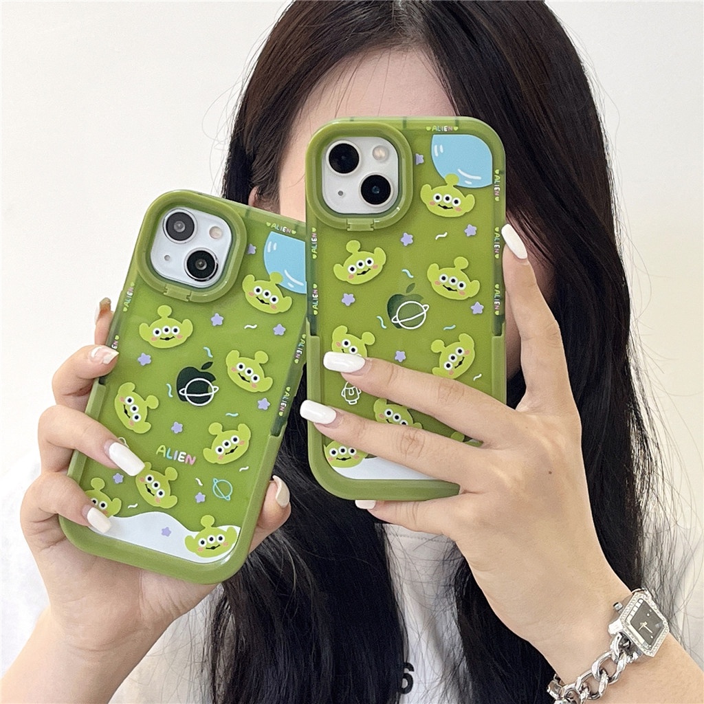 Ốp Điện Thoại TPU Mềm Hai Màu Có Giá Đỡ Cho iphone 13 Pro Max 12 Pro Max