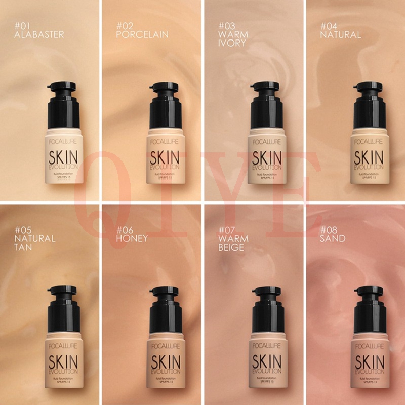 Kem nền focallure chống thấm tự nhiên có 8 màu
