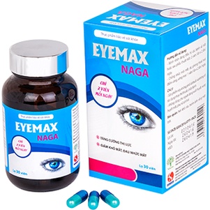 EYEMAX NAGA – Bổ sung các dưỡng chất, hoạt chất sinh học, tốt cho não và mắt, giúp tăng cường thị lực cho mắt