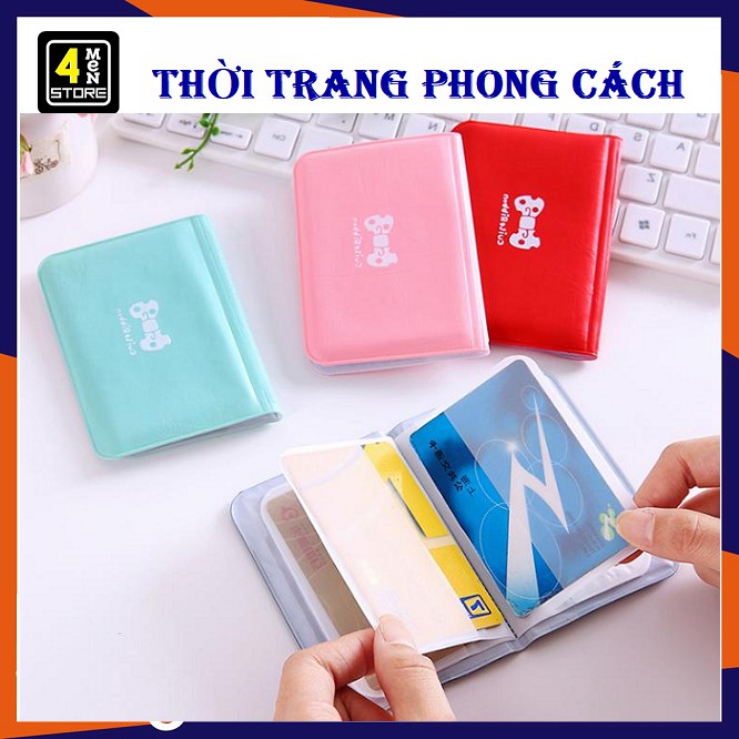 ⚡ Bóp ( Ví ) đựng thẻ ATM, thẻ xe buýt , Card Visit, Atm, Cmnd 12 ngăn hình Nơ - Siêu dễ thương ⚡