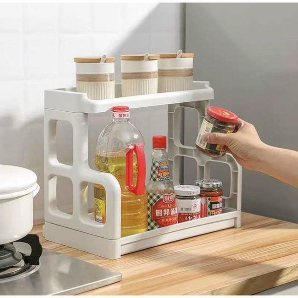 Kệ gia vị nhựa chữ h