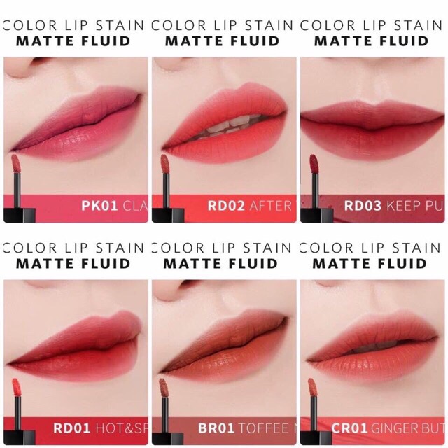 Son apieu color lip stain matte fluid