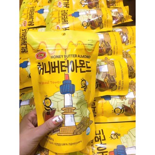 Combo 2 hạnh nhân rang bơ tẩm mật ong hàn quốc tách vỏ